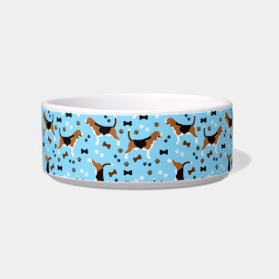 Beagle Beagle drucken Dog Muster Napf