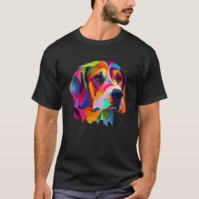 Beagle  Beagle Pop Cute Beagle T-Shirt (Vorderseite)