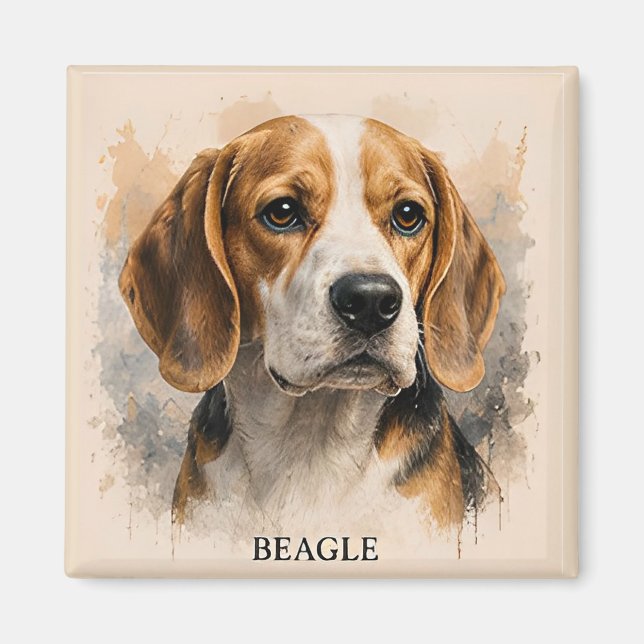 Beagle-Bester-Freund-Hunde-Liebhaber-Geschenk Magnet (Vorne)