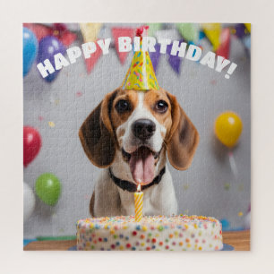 Beagle Birthday Party Puzzle