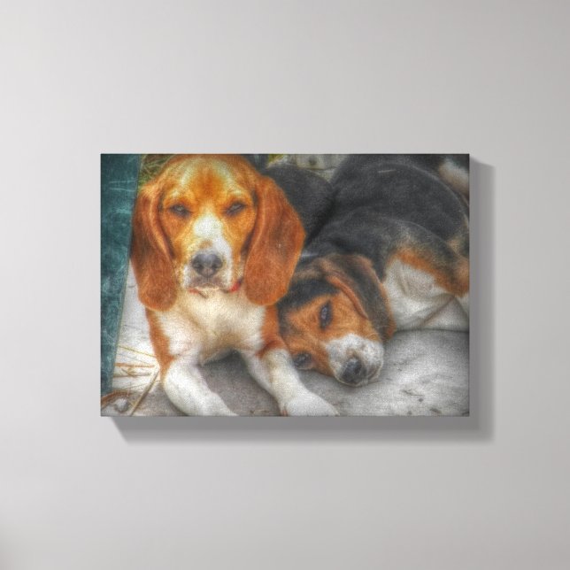 Beagle Brothers Leinwanddruck (Vorderseite)