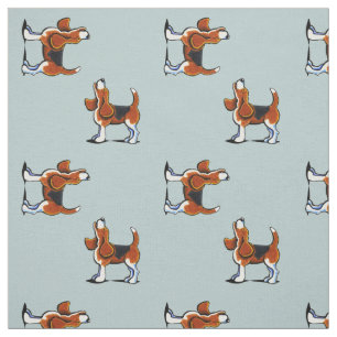 Beagle-Bucht-Stein-Blau Stoff