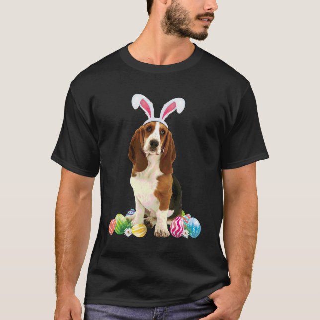 Beagle Bunny Easter Egg Hunt Beagle Hunde Besitzer T-Shirt (Vorderseite)
