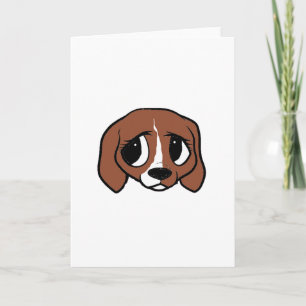 Beagle Cartoon Karte