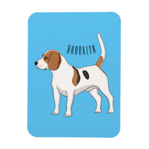 Beagle Cartoon Magnet