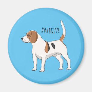 Beagle Cartoon Magnet