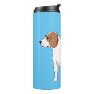 Beagle Cartoon Thermosbecher
