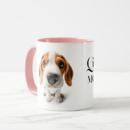 Beagle close-up Mug with you name Tasse