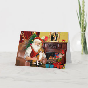Beagle des Weihnachtsmanns (#7) Feiertagskarte