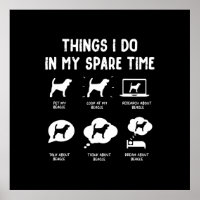 Beagle Dinge verbringen Zeit und sonnigen Beagle