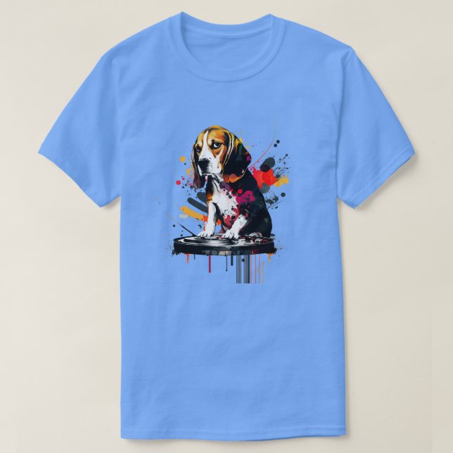 Beagle DJ T-Shirt (Design vorne)