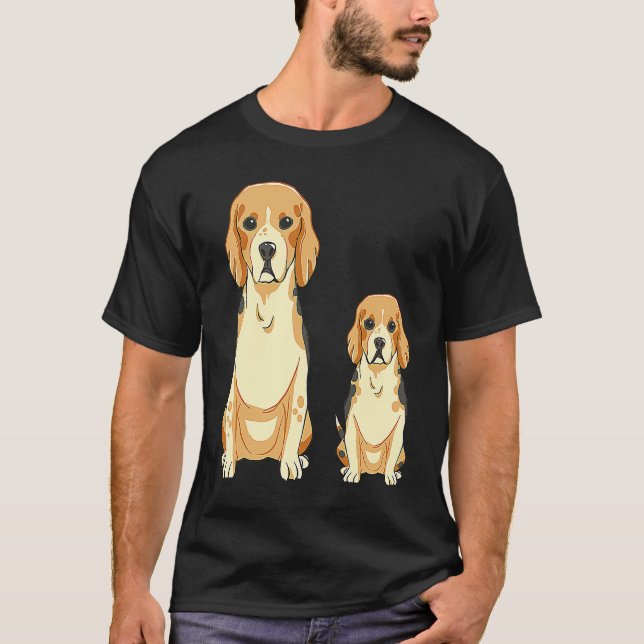 Beagle dog  1 T-Shirt (Vorderseite)