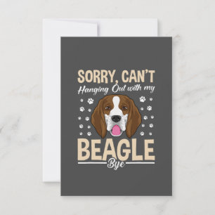 Beagle Dog Art Apparel / Beagle Dog Liebhaber Viel Dankeskarte