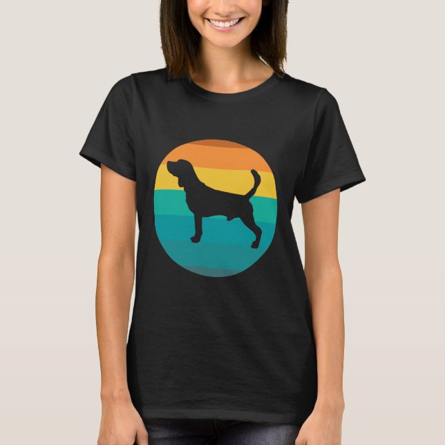 Beagle Dog Beagle Retro Vintag T-Shirt (Vorderseite)