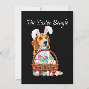 Beagle Dog Bunny Rabbit Oars Beagle Ostern Ankündigung