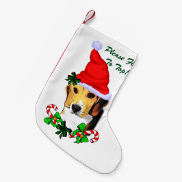 Beagle Dog Christmas Kleiner Weihnachtsstrumpf