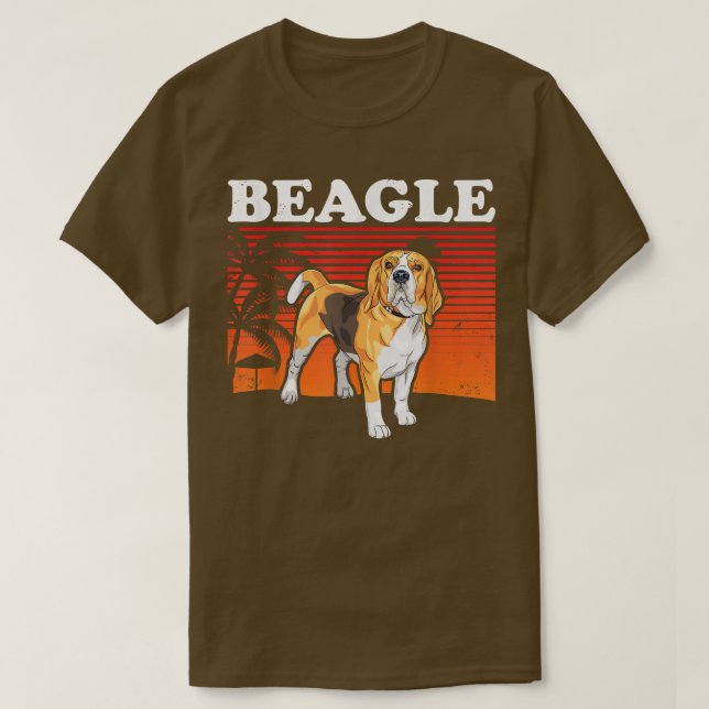 Beagle Dog Eigentümer Beagle  T-Shirt (Design vorne)