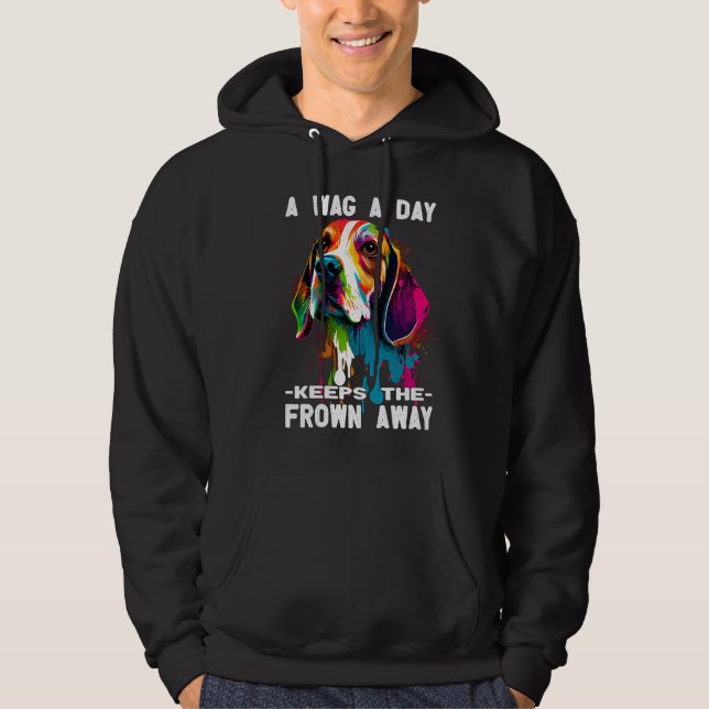 Beagle Dog Eigentümer Hoodie (Vorderseite)