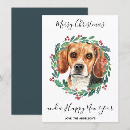 Beagle Dog Elegant Frohe Weihnachten