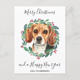 Beagle Dog Elegant Frohe Weihnachten