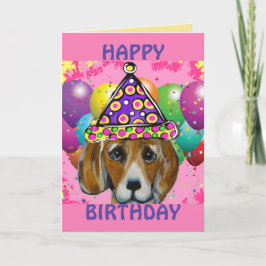 BEAGLE DOG FEIERTAGSKARTE