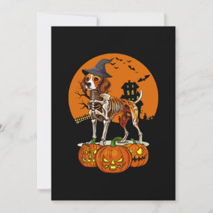 Beagle Dog Halloween Einladung