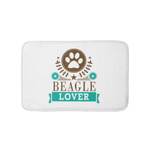 Beagle Dog Lover Badematte