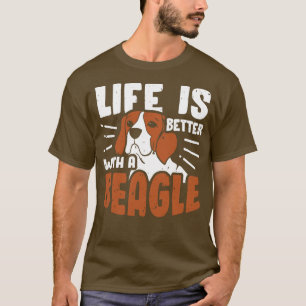 Beagle Dog Lover Mama Vater Geschenk T-Shirt