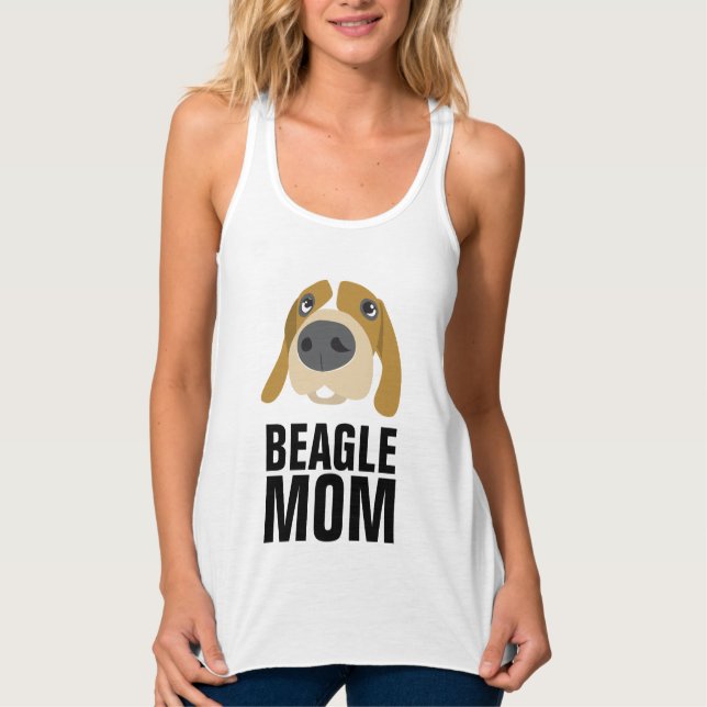 BEAGLE DOG MAMA T - SHIRT (Vorderseite)
