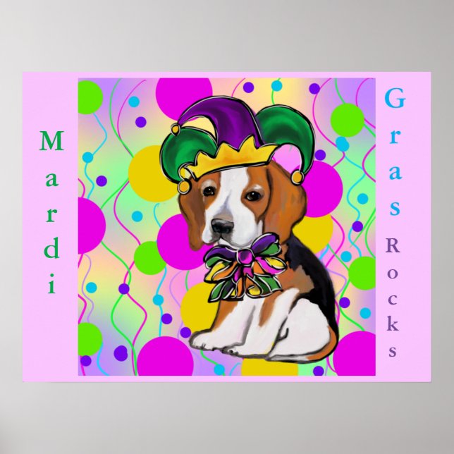 Beagle Dog Poster (Vorne)