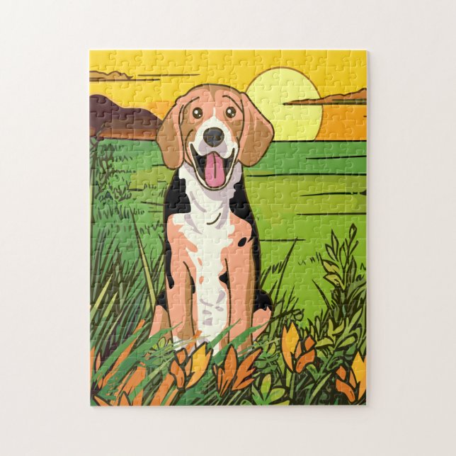 Beagle Dog Puzzle (Vertikal)