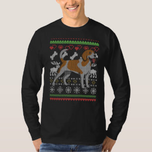 Beagle Dog Santa Claus Ugly Weihnachtsmuster X Ma T-Shirt