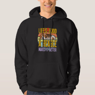 Beagle Dog Sprichwort Zitat Hoodie