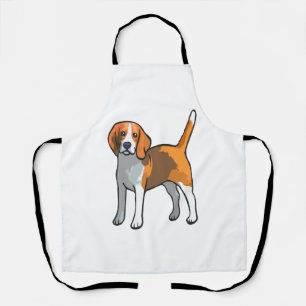 Beagle Dog T Shirt Schürze