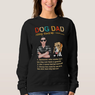 Beagle Dog Vater definiert den besten Dog-Vater al Sweatshirt