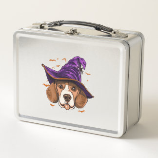 Beagle Dog Witze Funny Halloween Hund Lover Metall Brotdose