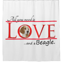 Beagle Duschvorhang
