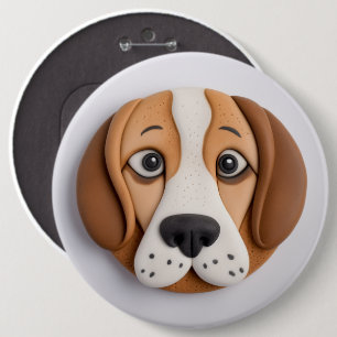 Beagle Ein köstliches Keks Inspiriert Button