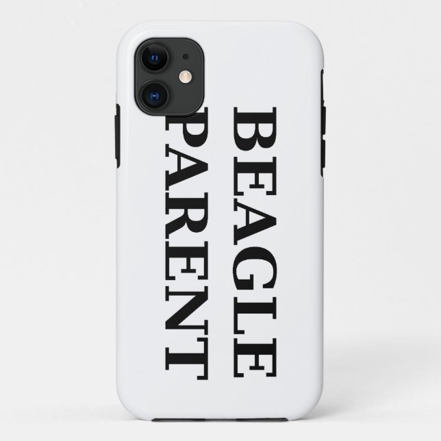 Beagle-Elternteil Case-Mate iPhone Hülle (Rückseite)