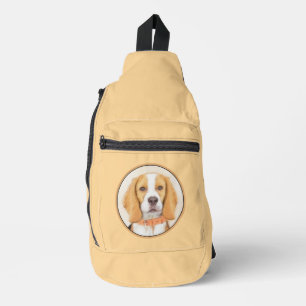 Beagle Englisch Malerei Tri Tricolor Niedliche Dog Crossbody Bag