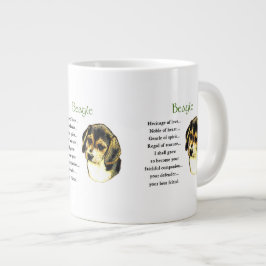 Beagle Erbe der Liebe Jumbo-Tasse