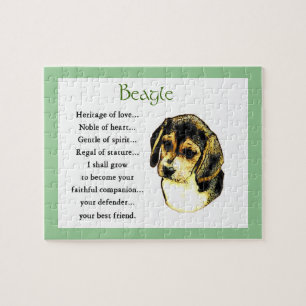 Beagle Erbe der Liebe Puzzle
