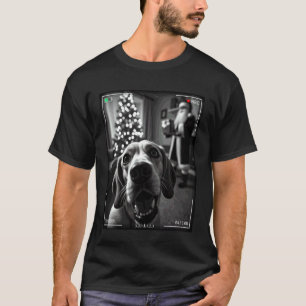Beagle erwischt Santa auf der Kamera Xmas T-Shirt