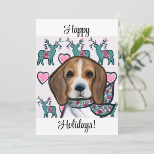 Beagle      feiertagskarte