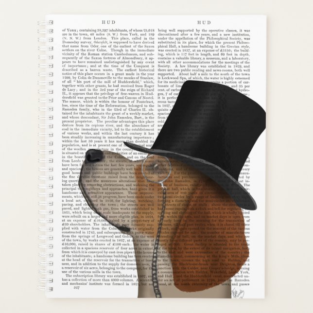 Beagle, Festhund und Hut Planer (Vorderseite)