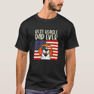 Beagle Flag Patriotic Downer Men T-Shirt