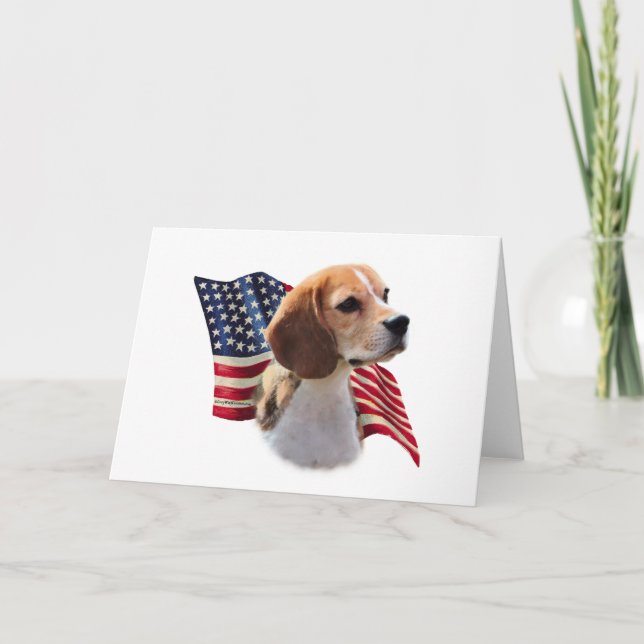 Beagle-Flagge Karte (Vorderseite)