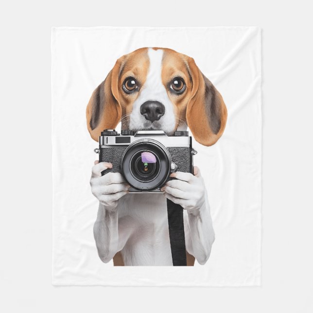 Beagle Fleecedecke (Vorderseite)