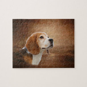 Beagle-Foto-Puzzlespiel mit Geschenkboxen Puzzle