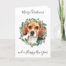 Beagle Frohe Weihnachten Trendy Dog